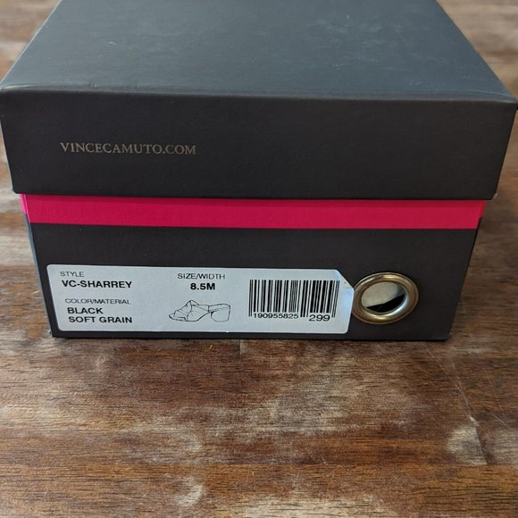 Vince Camuto Women's Sharrey Slide Sandal Tie Twist Block BLACK Size 8.5 Box - Picture 6 of 6